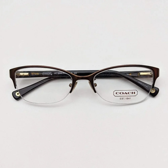 🕶️Coach HC5046 Leigh 9155 Eyeglasses 52/18 135 /KAA216🕶️